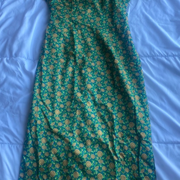 Handmade Natural Cotton Floral Qi Pao Cheongsam (NWT, Unworn) - Picture 4 of 8